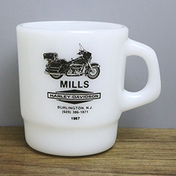 1980’ｓ アルカセルツァー ビンテージ アドマグ/ファイヤーキング U.S.A. vintage Fire-king Mug C.B.'ER アメリカヴィンテージ