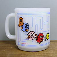 80年代 vintage PACMAN パックマン グラスベイクファイヤーキング グラスベイク・パックマンマグ - ファイヤーキング 卸 仕入れ
