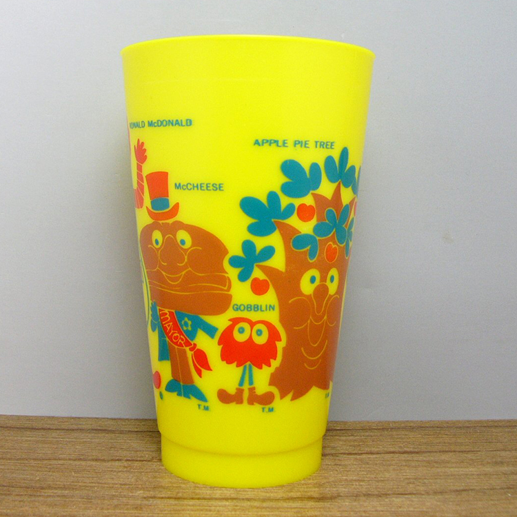 ヴィンテージ1990年代マクドナルドランドバス缶AMOCOプラスチックカップ他