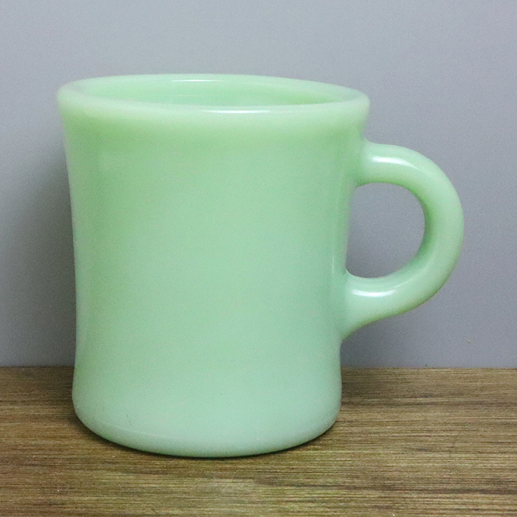 ファイヤーキングジェダイ50s前期ハンドルマグヘビーアンドパイ&サラダプレート☆ Dハンドル シェービングマグジェダイ 1950年代初期製造 Fire