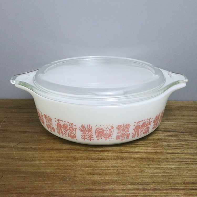 パイレックス/バタープリント キャセロール(S)/製造年代:1950-60年代