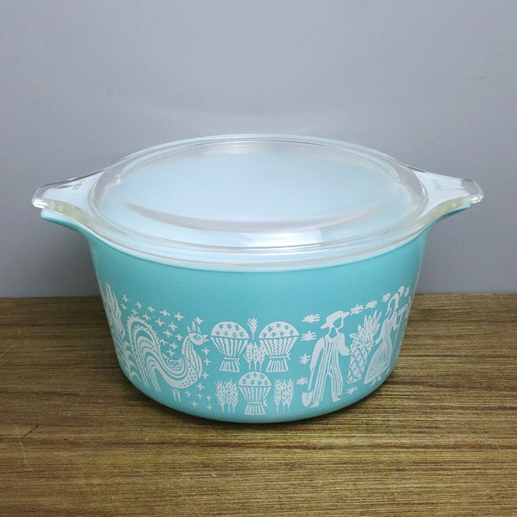 パイレックス/バタープリント キャセロール/製造年代:1950-60年代